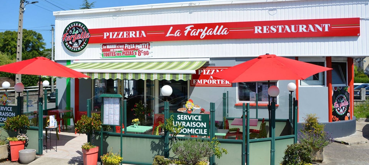 Le restaurant - La Farfalla - Eu - Pizza Eu